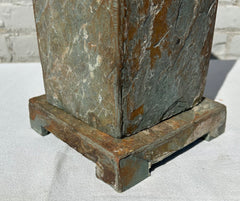 Uttermost, Candle Holder, Slate, Copper Color Top, Large