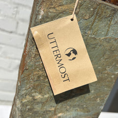 Uttermost, Candle Holder, Slate, Copper Color Top, Large