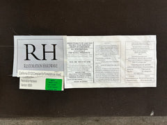 Restoration Hardware Queen Grey Velvet Tufted Headboard