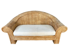 Sofa, Rattan and Bamboo, Vintage, sku: 032654