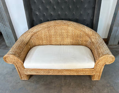 Sofa, Rattan and Bamboo, Vintage, sku: 032654