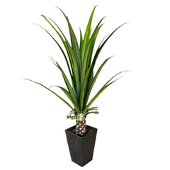 Faux Decorative Tropical Plant in Planter