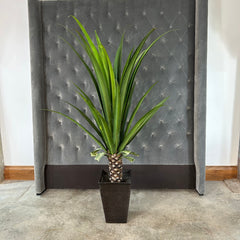 Faux Decorative Tropical Plant in Planter