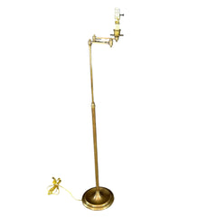 Visual Comfort Floor Lamp, Brass, Triple Swing Arm