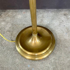 Visual Comfort Floor Lamp, Brass, Triple Swing Arm