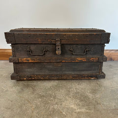 Antique Wood & Iron Trunk, sku: 032659