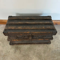 Antique Wood & Iron Trunk, sku: 032659