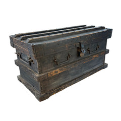 Antique Wood & Iron Trunk, sku: 032659