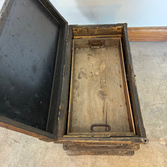 Antique Wood & Iron Trunk, sku: 032659