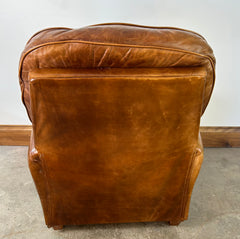 Lane Tilt Back Leather Arm Chair, Adjustable