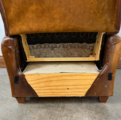 Lane Tilt Back Leather Arm Chair, Adjustable