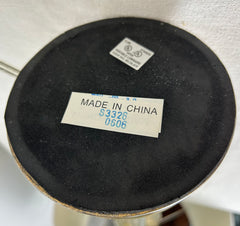 Robert Abbey Glass Rod Table Lamp, Silver Base, Linen Shade