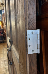 Entry Doors, Solid Dark Oak French Doors with Hardware