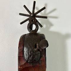 "Sweet Dreams" Queen Bed Frame with Horseshoes, Western Style