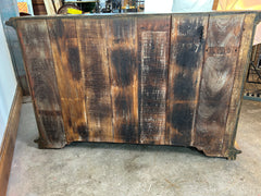 Sideboard Server Cabinet, Basket, Floral & Bird Motif, Sku: 032666