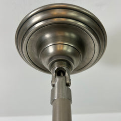 BZ Visual Comfort Double metal Shade Fixture Silver & Brass