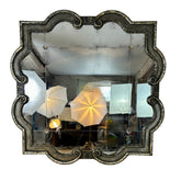 Uttermost, Large Antiqued Silver Mirror, Scalloped Frame Style, Sku: 032729