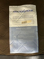 Hancock and Moore Recliner, Combination of Leather and Fabric Upholstery
