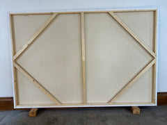 Sunny Gibbons Original Art, "Beach House USA", Oil On Canvas, New Work, sku: 021736