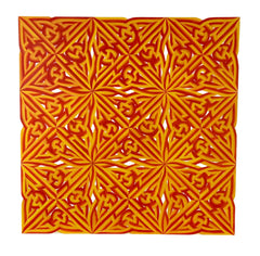 Sunny Gibbons Original Art, "Shield" Oil On Canvas, Abstract, New Work, sku: 032737