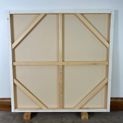 Sunny Gibbons Original Art, "Shield" Oil On Canvas, Abstract, New Work, sku: 032737