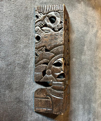 Carved Wood Mask, Possibly Mayan