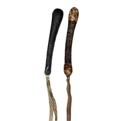 Pair of Vintage Leather Law Enforcement Baton with Leather Strap