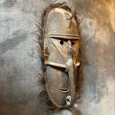Coastal Islands Tribal Mask, Hand Carved Wood, Tribal, sku: 032688