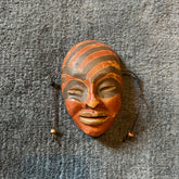 Costa Rican Sim Mask, Clay, Sku: 032702