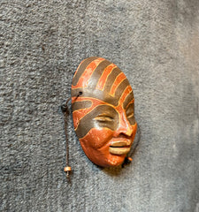 Costa Rican Sim Mask, Clay, Sku: 032702