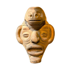 Ceramic Tribal Mask, Two Faces, sku: 032693