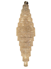 Schonbek 12 Tier Torpedo Shaped Crystal Chandelier, Tall, Vintage, sku: 032838
