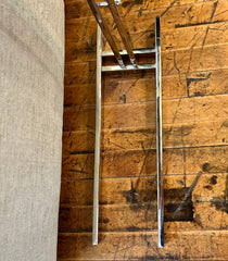 Floor Lamp in Chrome & Leather with Serving Tray, sku: 032804