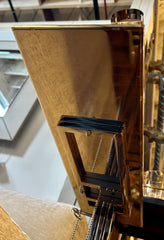 Floor Lamp in Chrome & Leather with Serving Tray, sku: 032804