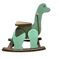 Handcrafted Wooden Kid's Dino Rocker by Don Archer, New, sku: 032826