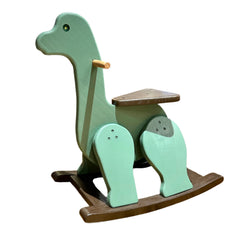 Handcrafted Wooden Kid's Dino Rocker by Don Archer, New, sku: 032826