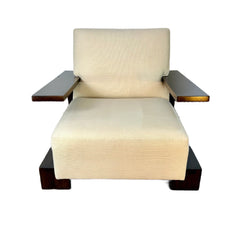 Ralph Lauren Bryant Chair, Linen Like Fabric and Wood, sku: 032844