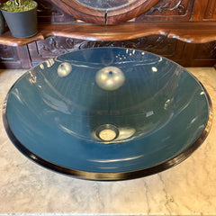 Vessel Sink, Round, Blue, sku: 032869