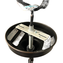 BZ / Visual Comfort Milk Glass School House Pendant, Pewter, sku: 032880