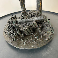 Three Gilded Ravens, Metal Sculpture by James Bearden