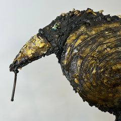 Three Gilded Ravens, Metal Sculpture by James Bearden