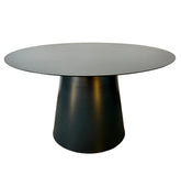 Vesuvius Round Dining Table, Noir