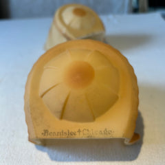 Beardslee Williamson & Co. Polychrome Art Deco Slip Shade Chandelier, sku: 032871