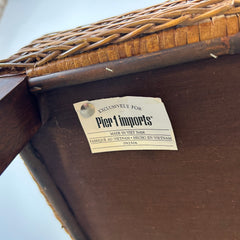 Pier 1 Woven Reed Side/Desk Chair, sku: 032887