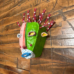 Bill Hickman Art Mask, Painted Metal, sku: 30239