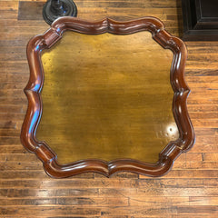 JD Young and Sons Side Table, Mahogany and Brass, sku: 032910