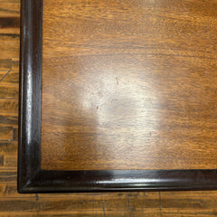 Edward Wormley for Dunbar, Two Tier End Table with Brass Detail on Feet, Mahogany, sku: 032905