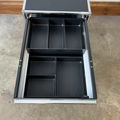 USM Haller Storage Pedestal, Three Drawer, Black, Swiss, sku: 032913