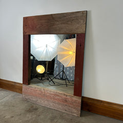 Wall Mirror Barn Wood, Rectangle, Rustic, sku: 032803