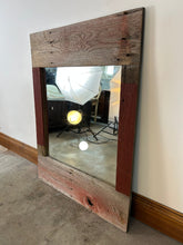 Wall Mirror Barn Wood, Rectangle, Rustic, sku: 032803